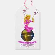Cute Disco Cowgirl  Retro Bachelorette Party  