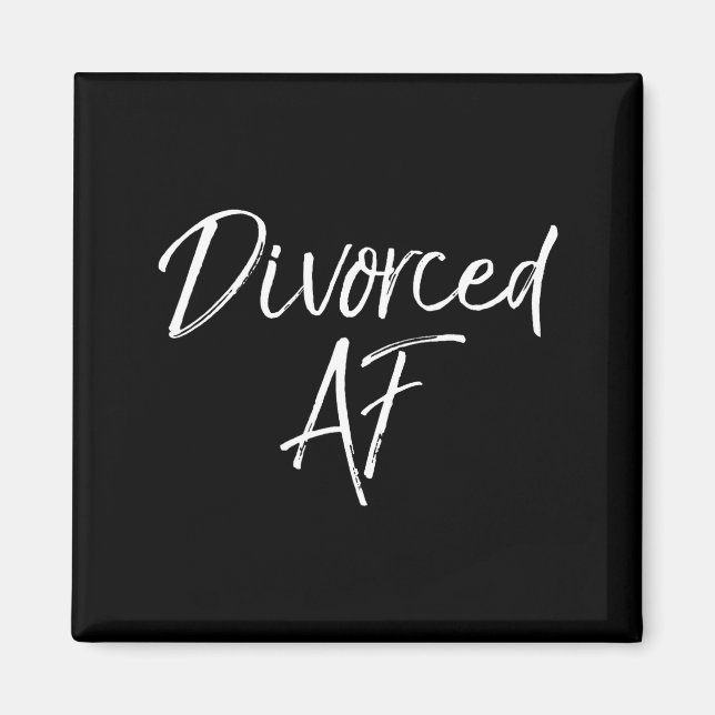 Cute Divorce Gift For Women Funny Divorcee Idea Di Magnet (Front)