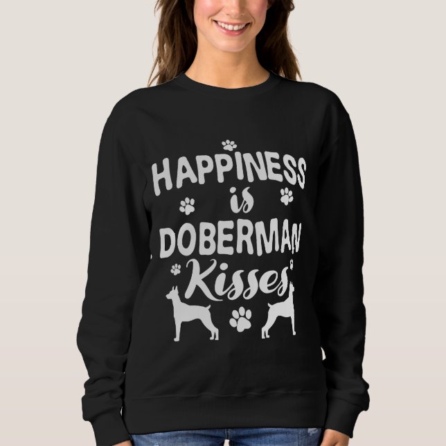 Cute Doberman Pincher Sweatshirt (Front)