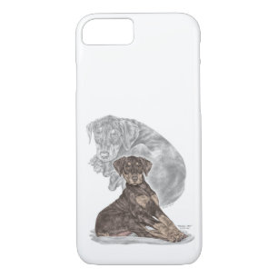 Cute Doberman Pinscher Puppy iPhone 8/7 Case