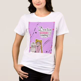 Cute Doctor Anime Aesthetic T-Shirt | Kawaii Medic Tri-Blend Shirt