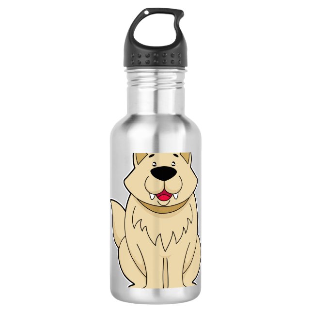 Cute Dog 710 Ml Water Bottle (Front)