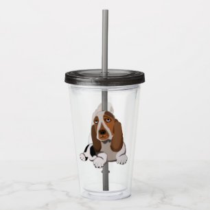 Cute Dog Acrylic Tumbler