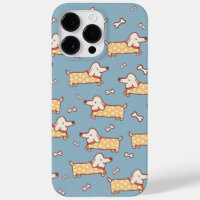 Cute Dog and Bone Seamless Pattern
