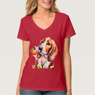 Cute dog and fruits T-Shirt