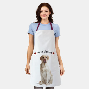Cute Dog Apron   Custom Pet Apron for Dog Moms