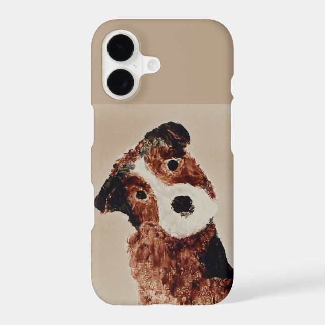 Cute Dog Art Terrier (Back)