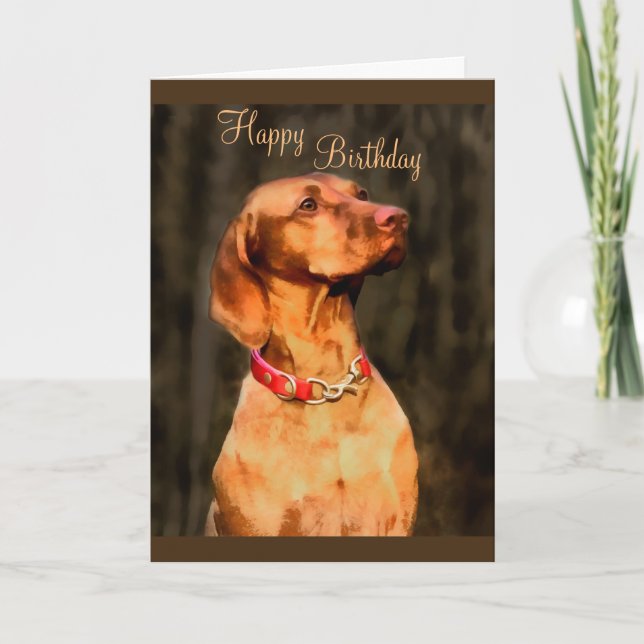 cute dog birthday card (Front)