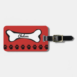 Cute Dog Bone and Dog Paw Pet Tag
