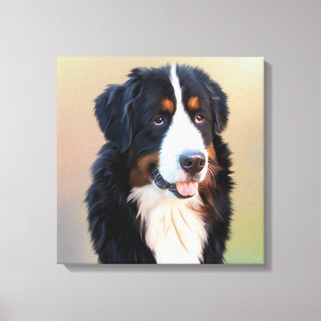 Cute Dog Canvas Print (Front)
