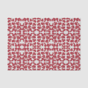 Cute dog Christmas lights Tissue Paper