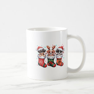 Cute Dog Christmas Santa Funny Christmas Xmas Dog Coffee Mug