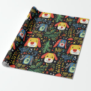 Cute Dog Christmas wrapping paper