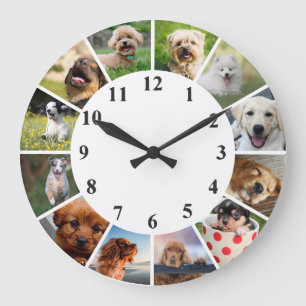 Cute Dog Clock - Puppy Photography Clock