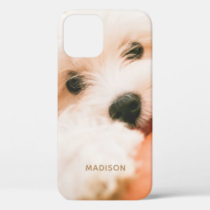 Cute Dog Close-Up custom name phone cases