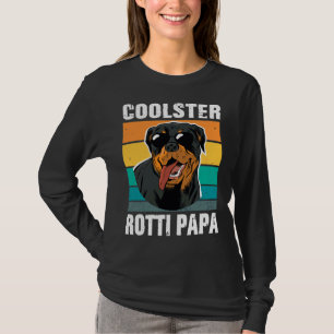Cute Dog Daddy Vintage Rottweiler Dog Trainer T-Shirt