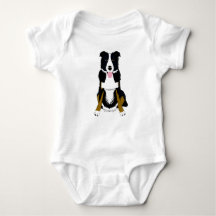 Cute dog design. baby bodysuit