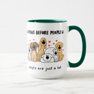 Cute Dog Family Group for Dog Moms and Pet Lovers Mug