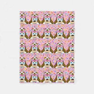 Cute Dog Fleece Blanket