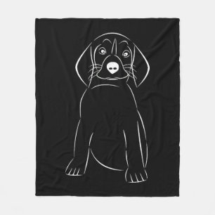 cute dog      fleece blanket
