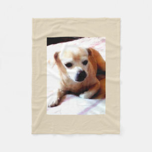 Cute Dog Fleece Blanket