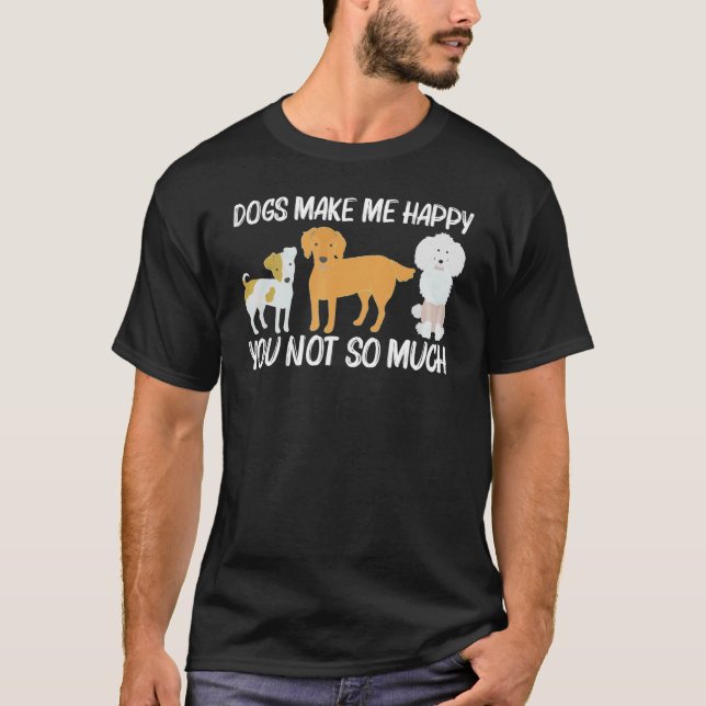 Cute Dog For Men Women Puppy Pet Animal Breed   T-Shirt (Front)