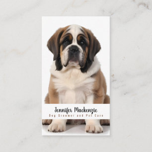 Cute Dog Groomer Grooming Service Pet Care  Business Card