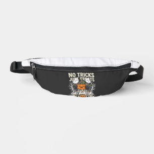 Cute Dog Halloween No Tricks Just Treats_1 Bum Bags