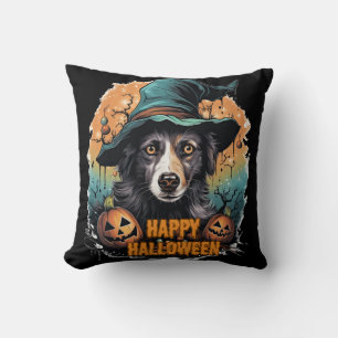 cute dog Halloween party Cushion