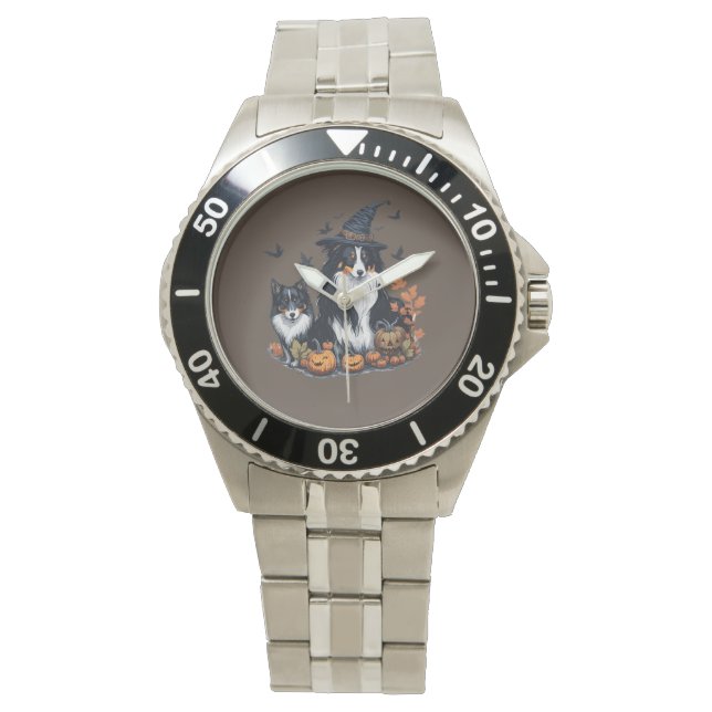 Cute Dog Halloween  Watch (Front)