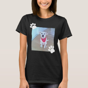 Cute Dog Happy Valentines Day Paws 1 Photo T-Shirt