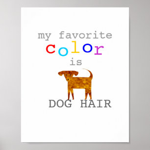 cute dog humour poster with text