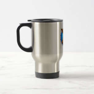Cute Dog Illustration Stainless Steel Travel Mug