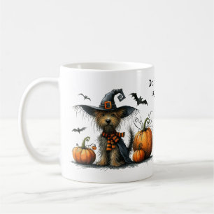 Cute Dog in Witch's Hat Did Someone Say Treat?   Coffee Mug