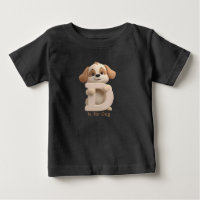 Cute Dog Letter D Kids T-Shirt | Animal Alphabet S