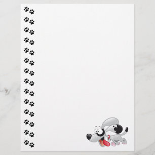 Cute Dog Letterhead
