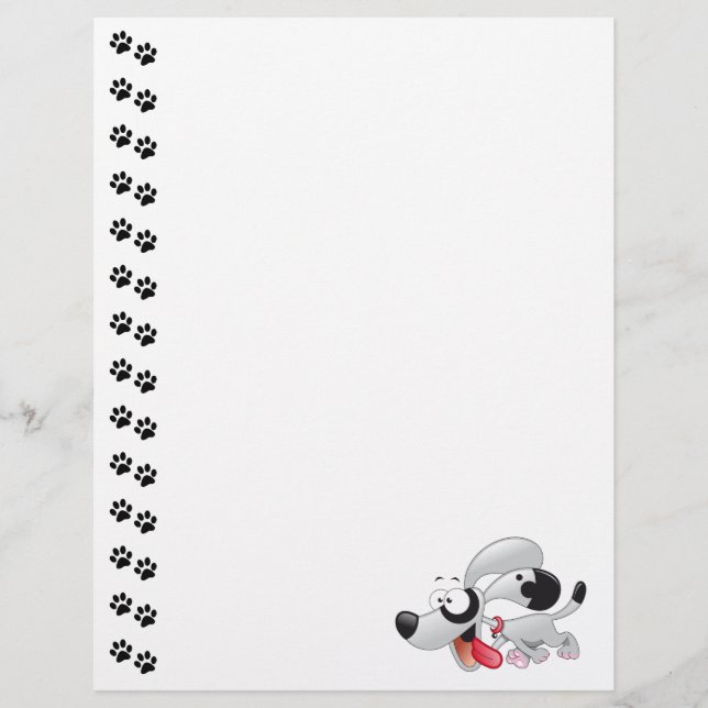 Cute Dog Letterhead (Front)