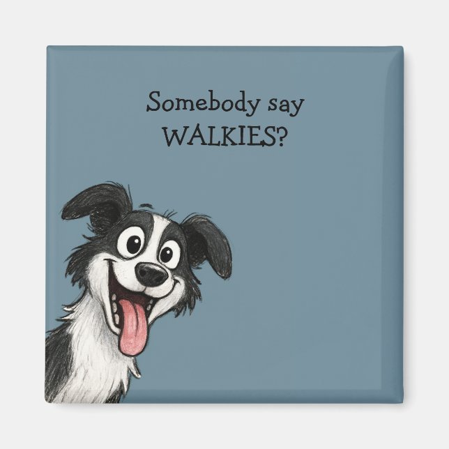 Cute Dog  Magnet (Front)