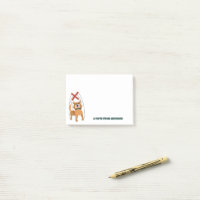 Cute Dog Marionette Puppet Custom Message