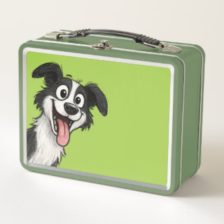 Cute Dog  Metal Lunch Box