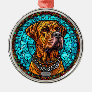 Cute Dog Metal Tree Decoration