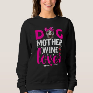 Cute Dog Mother Dalmatian Dog Mother's Day Sweatshirt