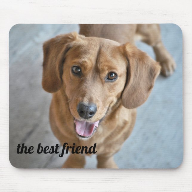 Cute Dog Mouse Mat (Front)