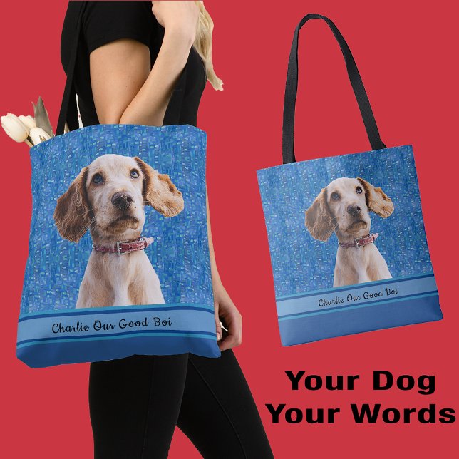 Cute Dog Mum Grandma Puppy Lover Photo Gift       Tote Bag (Creator Uploaded)