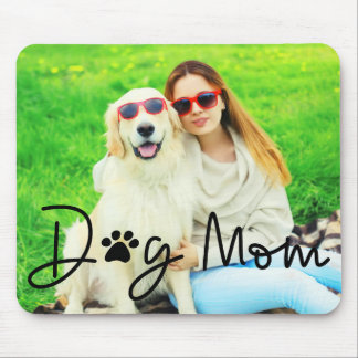 Cute Dog Mum Photo Mouse Mat