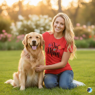 Cute Dog Mum Quote Classic Gift For Mum T-Shirt