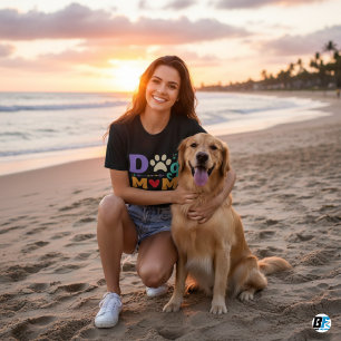 Cute Dog Mum Quote T-Shirt