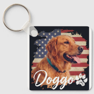 Cute Dog Mum Shirt for Pet Lovers & Puppy Owners Key Ring