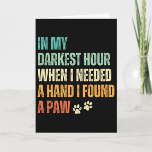 Cute Dog Mum Women Puppies Girl Funny Dog Dad Men Card