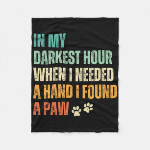 Cute Dog Mum Women Puppies Girl Funny Dog Dad Men Fleece Blanket